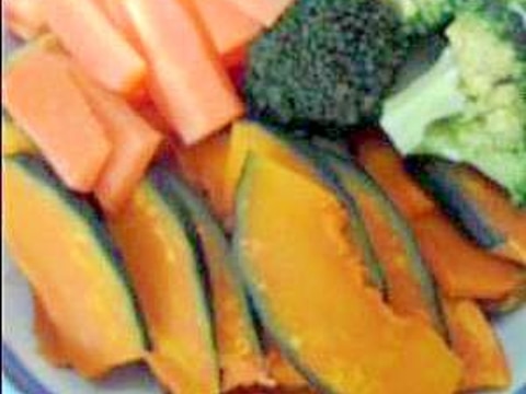 レンジで簡単 時短 温野菜 レシピ 作り方 By こうたんと 楽天レシピ